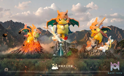 DREAM ELF Studio – Pokémon Pikachu COS Charizard