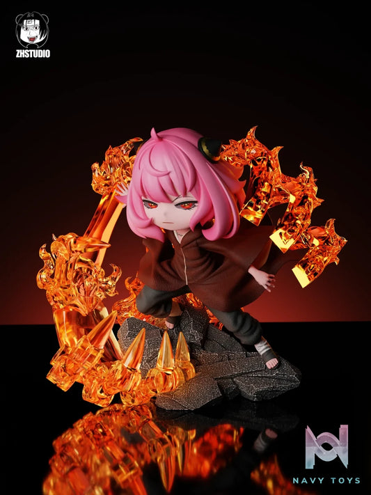 ZH Studio - Anya Cosplay Edo Itachi Spy x Family resin statue Navy Toys anime figure