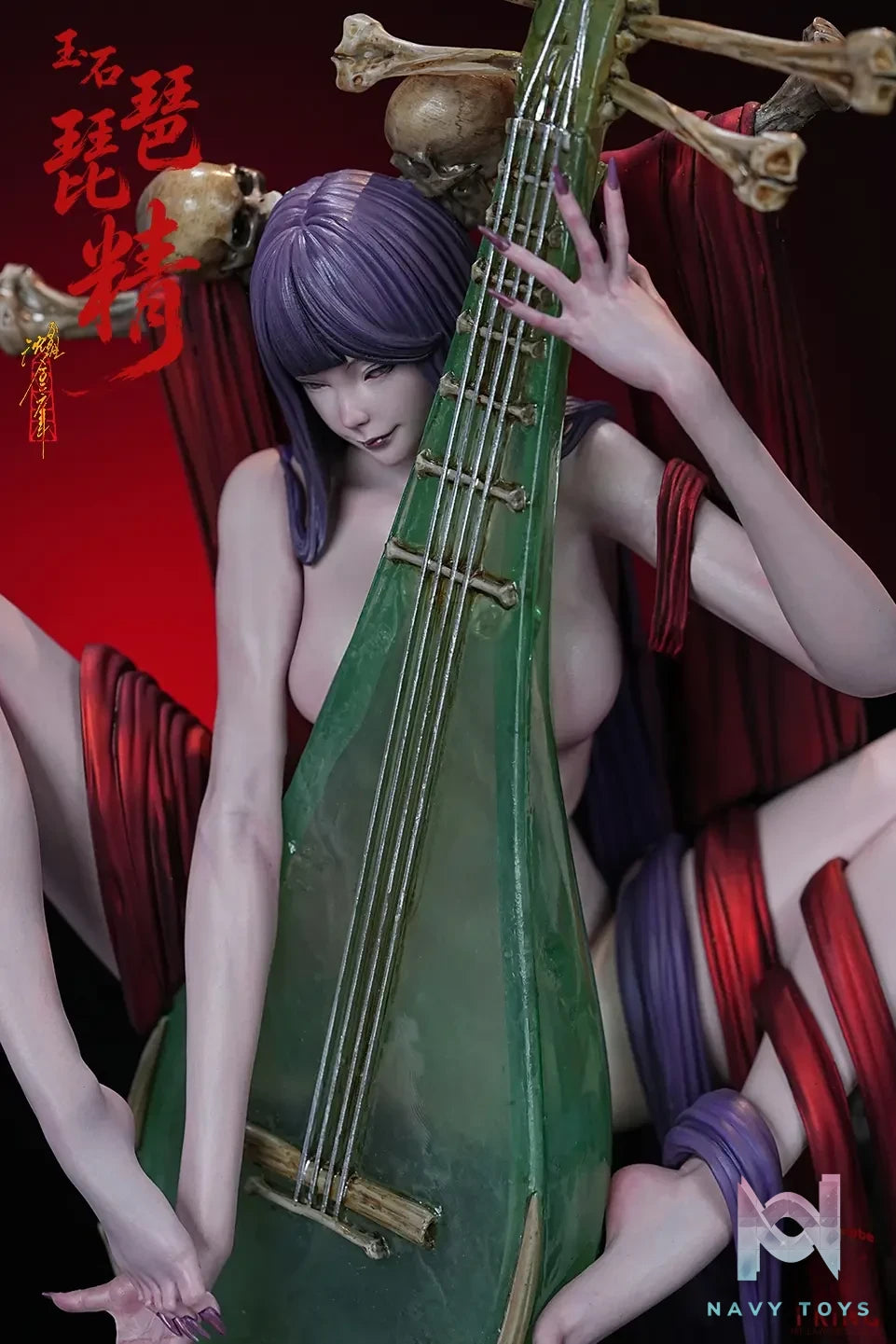 Crazy Cube X Tking Studio – Jade Pipa Demon 1/6 Scale Statue (Licensed)