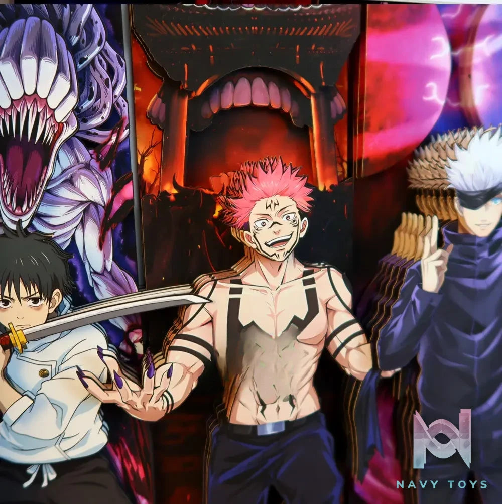 KALA HOME Studio – Jujutsu Kaisen Multiple Characters #04 3D Decorative Painting Jujutsu Kaisen