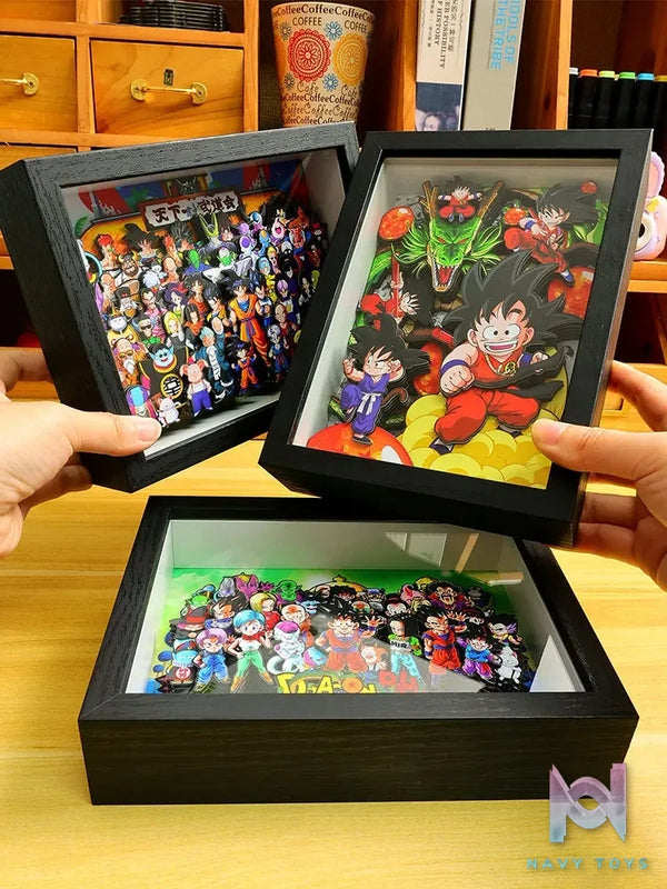 Yu Zhi Jiang Studio – Dragon Ball Multiple Characters Series #6 3D Decorative Painting Dragon Ball