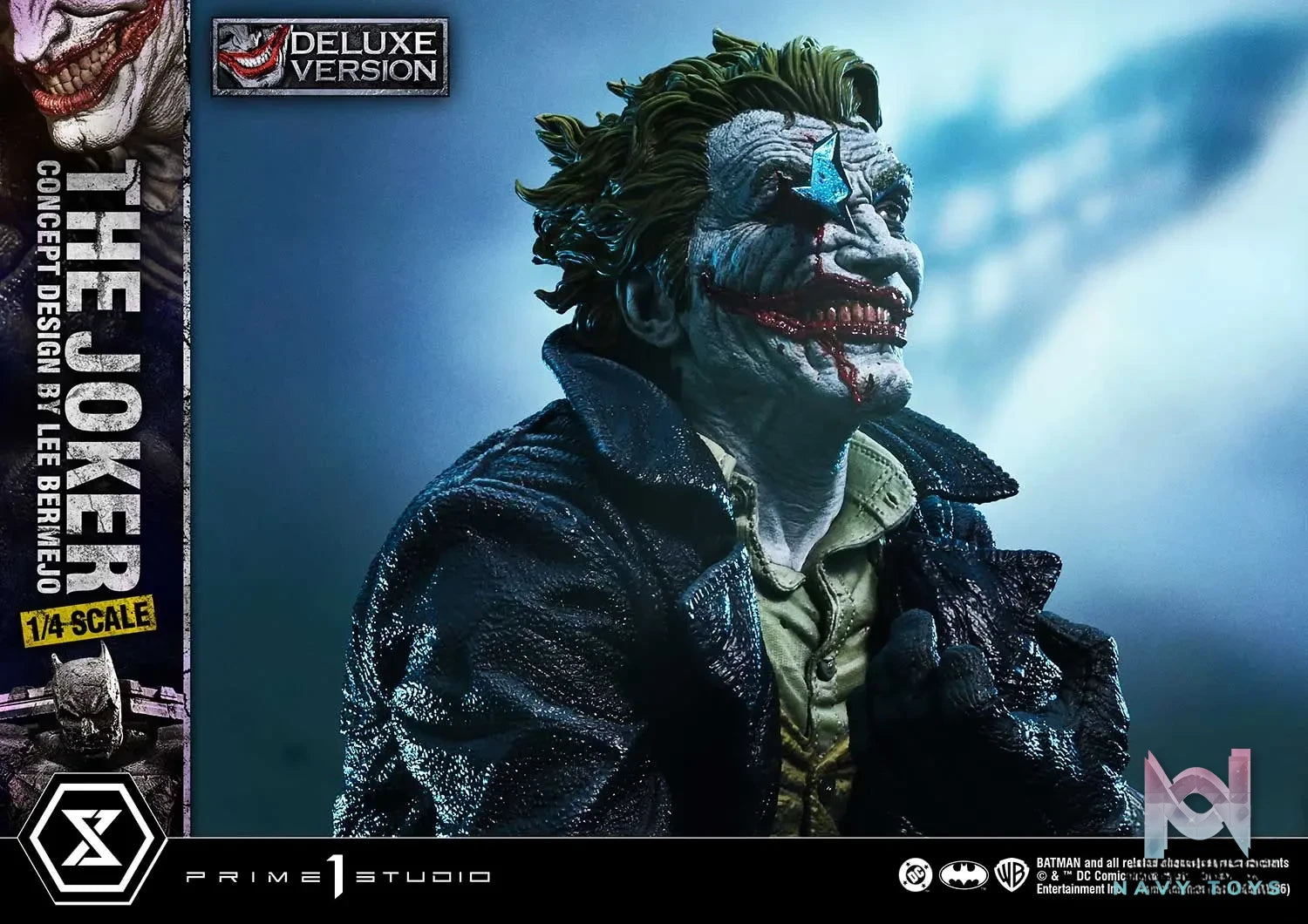 Prime 1 Studio – Ultimate Premium Masterline Batman (Comics) The Joker (Concept Design by Lee Bermejo) UPMDC-15 UPMDC-15DX UPMDC-15DXS (Licensed)