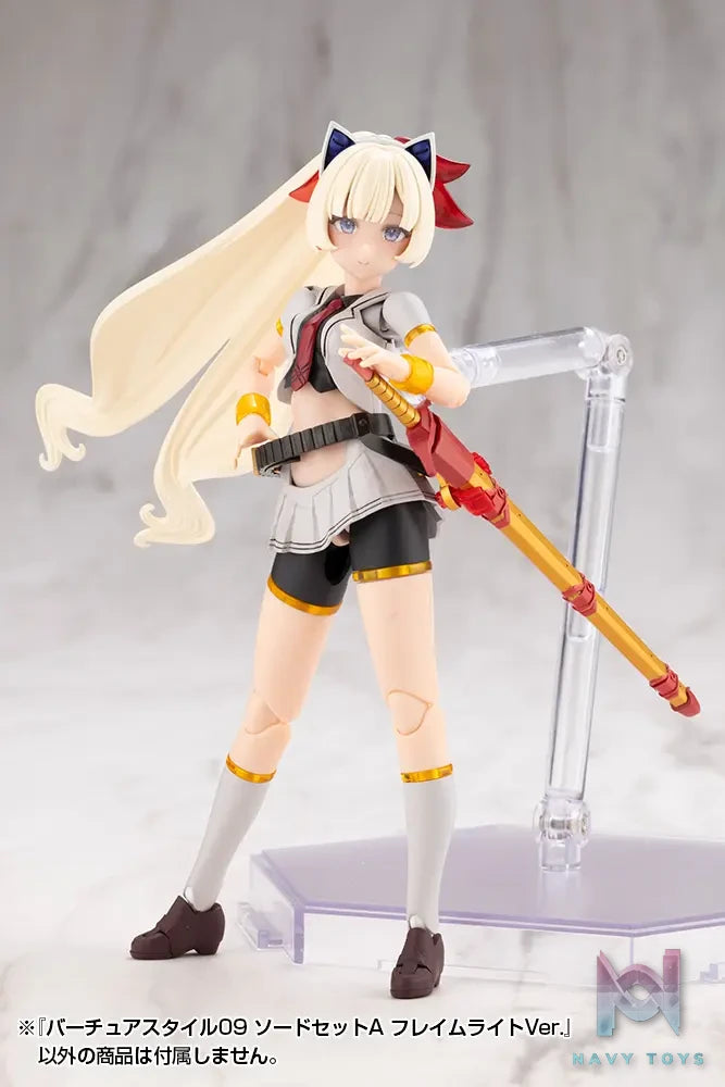Kotobukiya – M.S.G Modeling Support Goods Virtuous Style09 X Style10 Sword Set A X B Flamerite Ver. (Licensed)