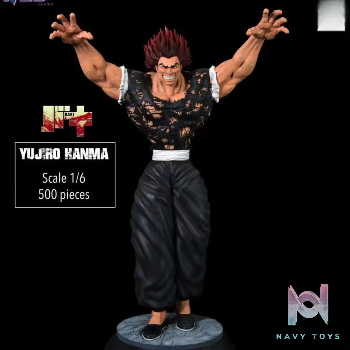 Hes Collectibles Studio – Baki the Grappler Yujiro Hanma (Licensed)