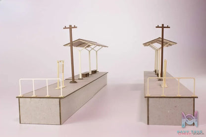 PLUM – 1/80 Paper Kit Street Corner Accessory Series Island-Style Local Home X Extension Set (Licensed)