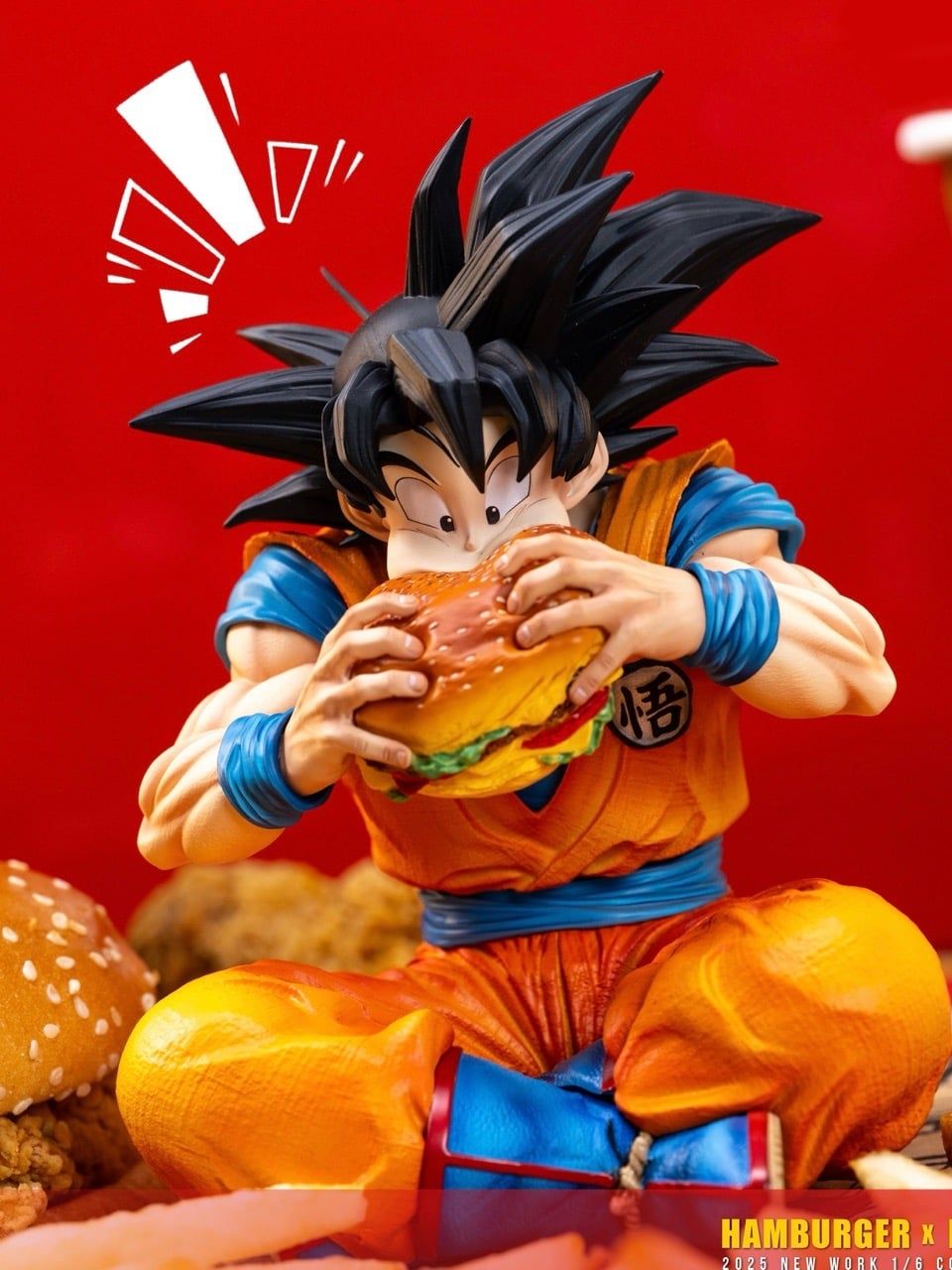 Hamburger Goku - Dragon Ball - HS Studio resin statue hs studio anime figure