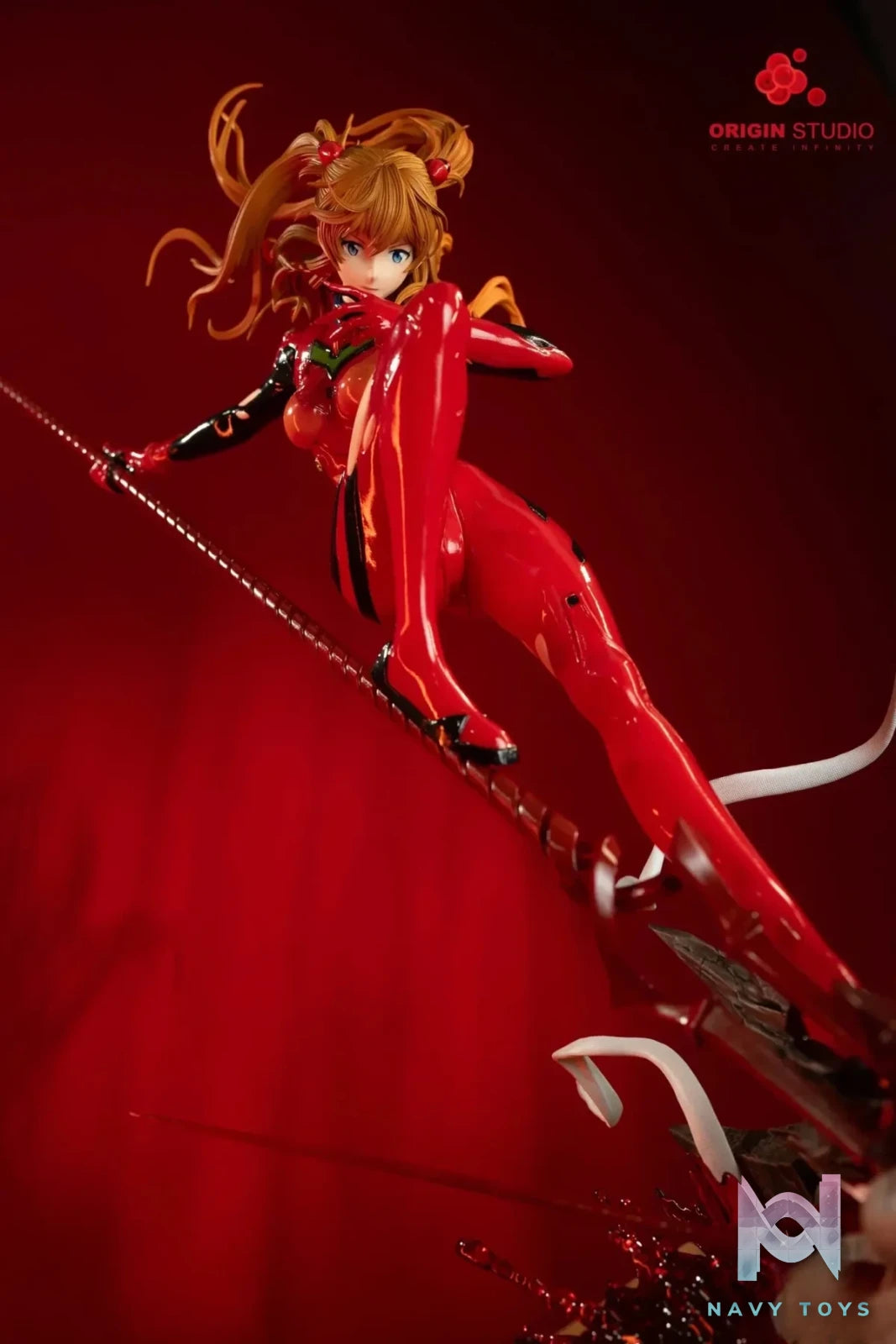 ORIGIN Studio - Neon Genesis Evangelion Soryu Asuka Langley Heart of Stone resin statue Navy Toys anime figure