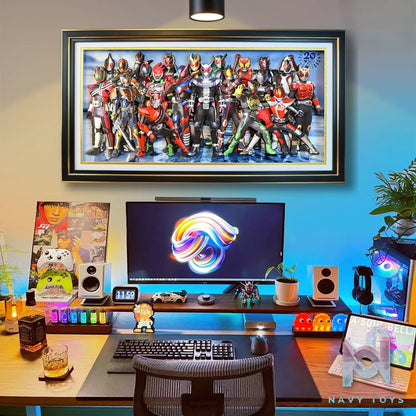 KALA HOME Studio – Kamen Rider Multiple Characters #01 3D Decorative Painting Kamen Rider