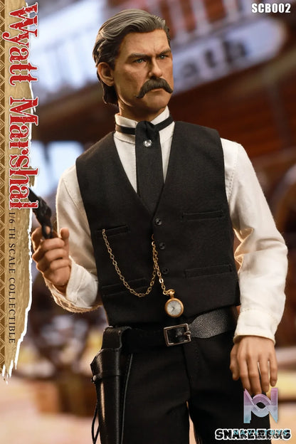 SNAKE TOYS Studio – 1/6 Collectible Figure Classic Series Western Cowboy TOMBSTONE Wyatt Marshal Deluxe Edition SCB02 (Licensed)