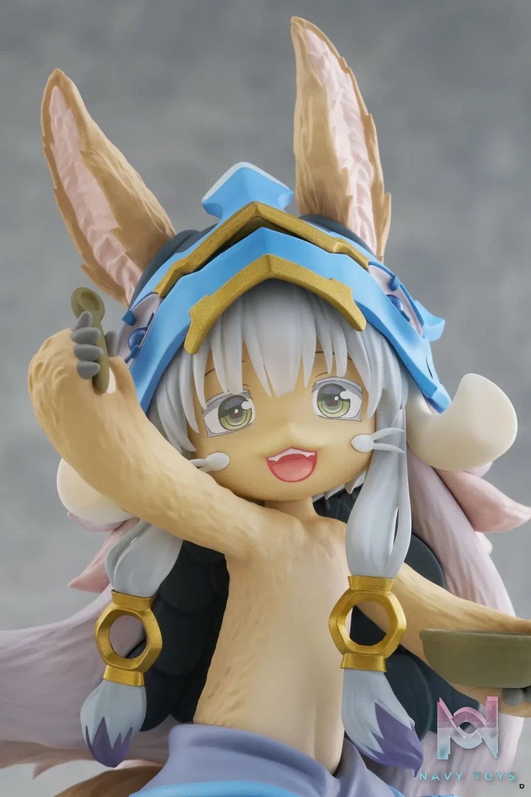 Taito – Made in Abyss: The Golden Land of the Blazing Sun Desktop Cute Figure Nanachi Mealtime ver. (Licensed)