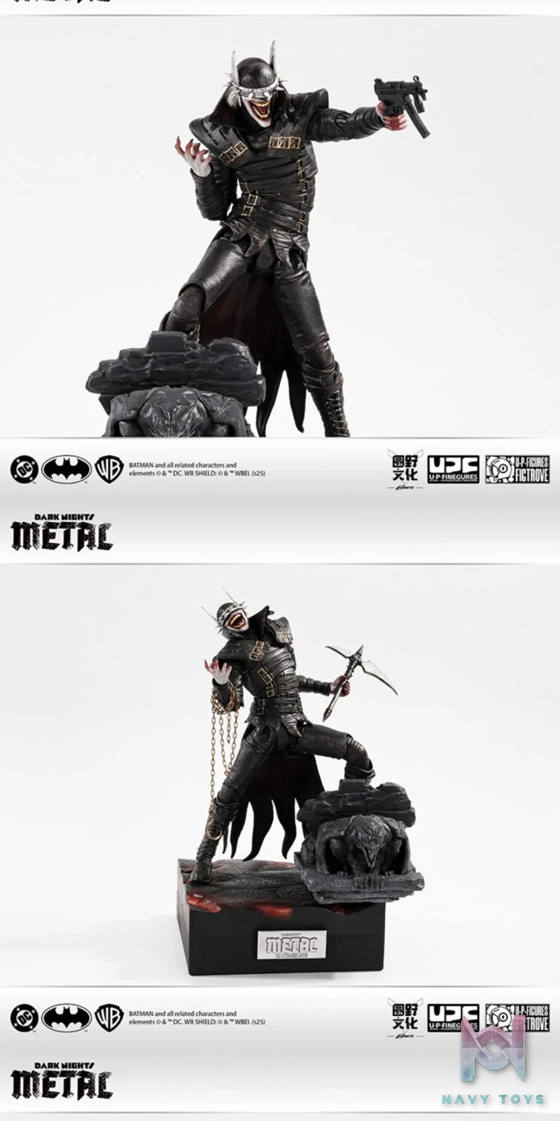 ROUND FIELD X U-P-Finegures – Dark Night The Batman Who Laughs action figure (Licensed)