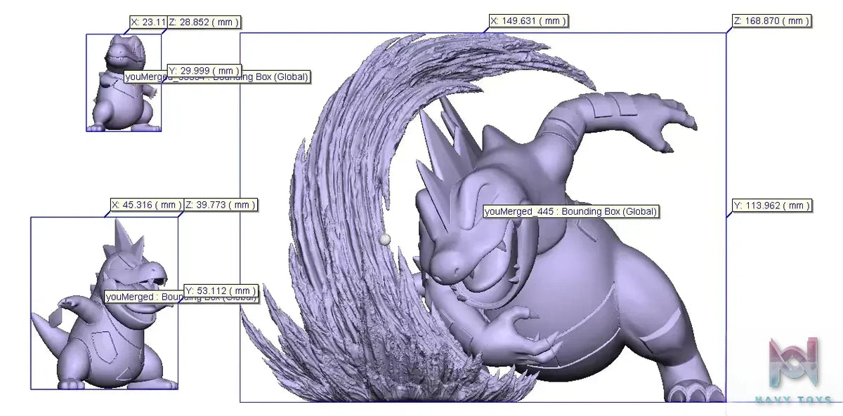 Generations Studio – Feraligatr Evolution Set Pokémon