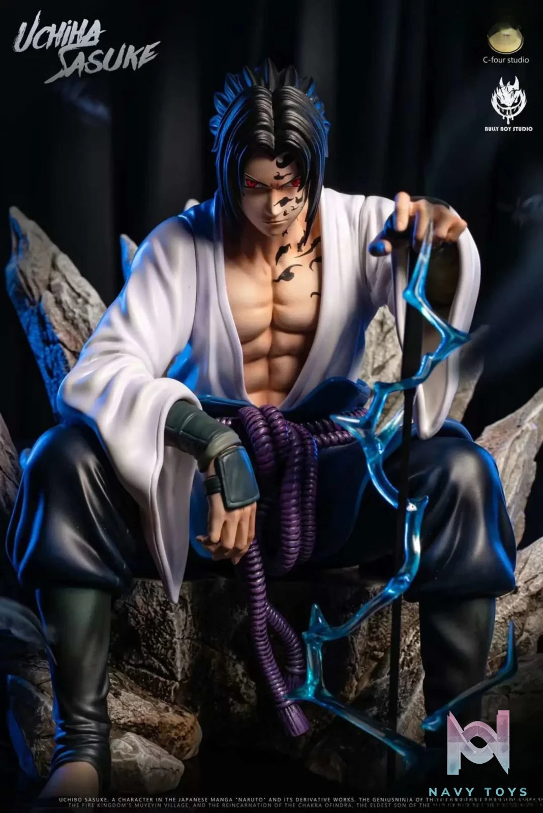 BBS Studio & C4 Studio – Naruto Seated Uchiha Sasuke