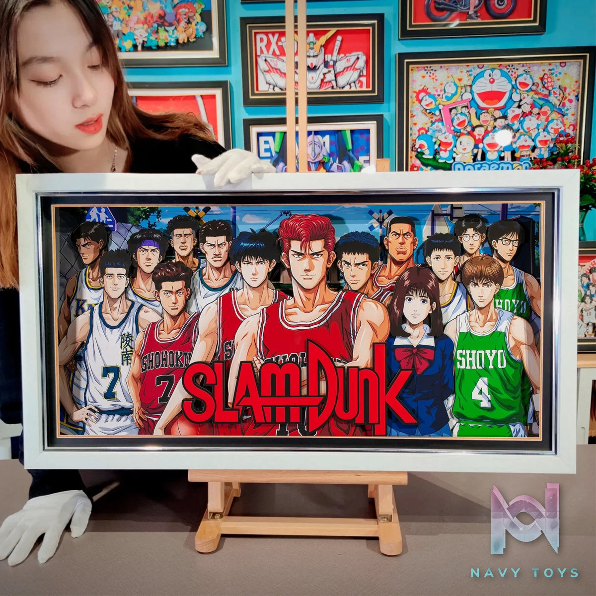 Yu Zhi Jiang Studio – Slam Dunk Multiple Characters Series #8 3D Decorative Painting Slam Dunk