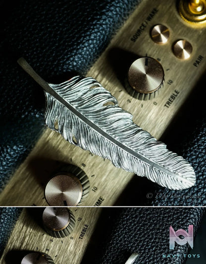 Raven Studio (silver jewelry) – Original Exclusive Design Indian Feather Pendant Original
