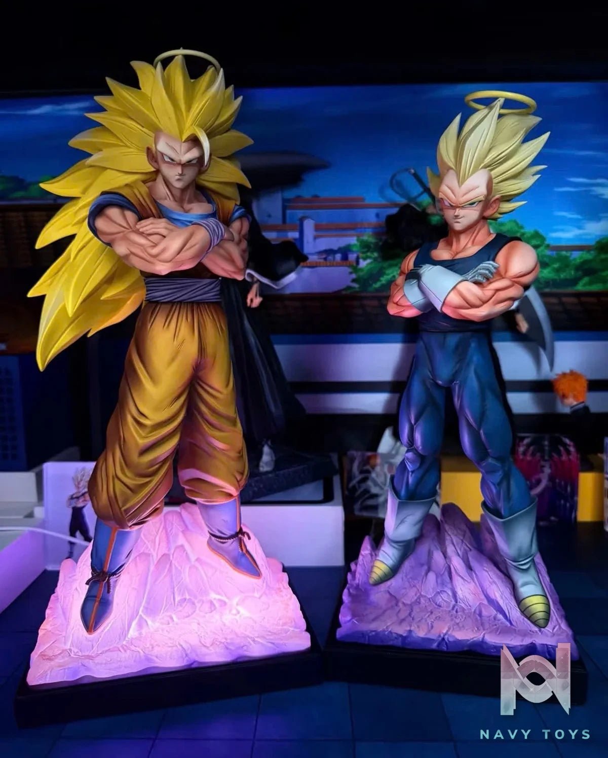 Goku vs Vegeta Resin Statue - Dragon Ball (rc) resin statue Recast anime figure