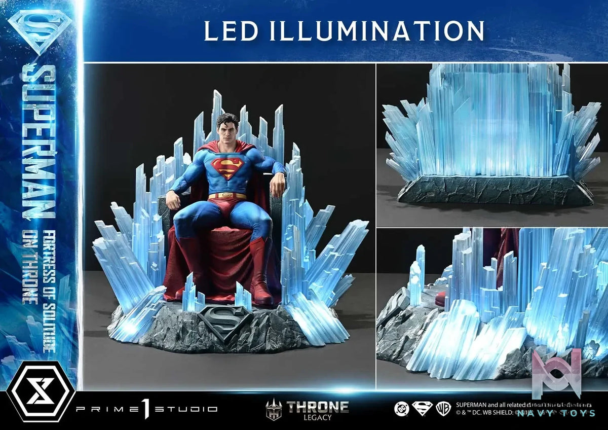 Prime 1 Studio – Superman (Comics) Superman Fortress of Solitude on Throne (Design by Gabriele Dell’Otto) TLCDC-08 TLCDC-08UT TLCDC-08UTS (Licensed)