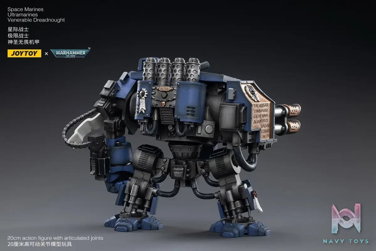 JOYTOY – Warhammer series 1/18 Space Marines Ultramarines Venerable Dreadnought JT2467 (Licensed)