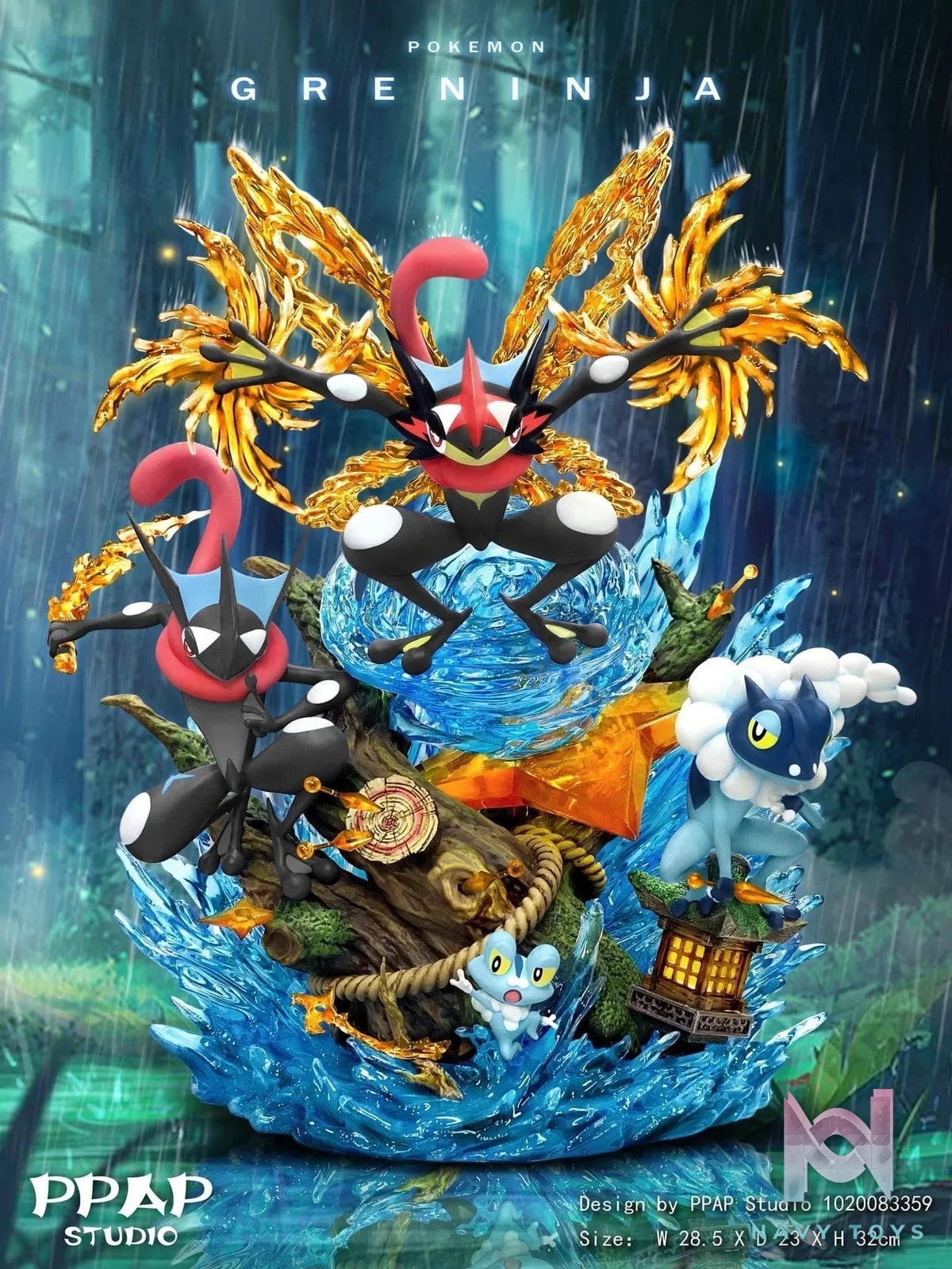 Greninja Family - PPAP Studio resin statue ppap studio anime figure