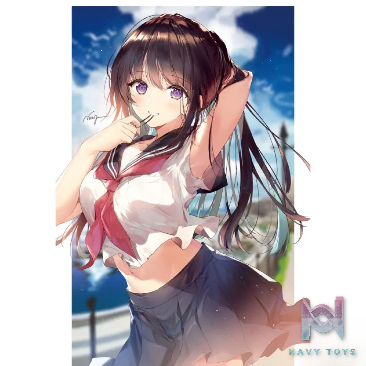 JULY – Necom illustrator Summer Beauty 1/6 Figure (Licensed)