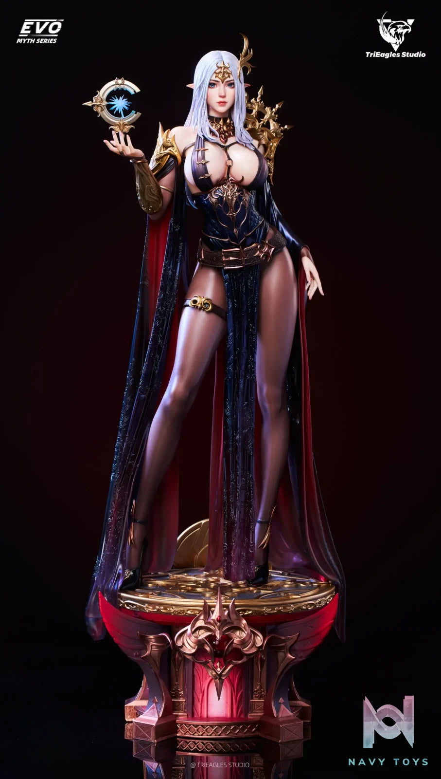 TriEagles Studio – EVO Myth Series Astral Dark Elf Ayla 1/4 Statue (Licensed)