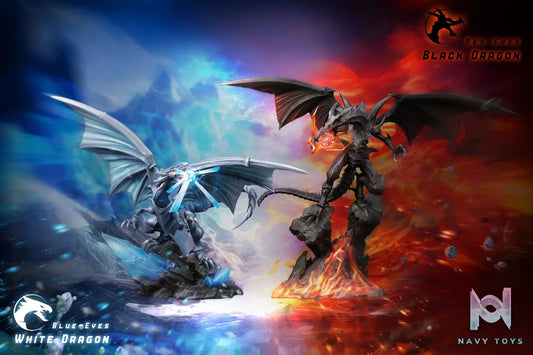 Aftershock Studio – Yu-Gi-Oh Blue-Eyes White Dragon & Red-Eyes Black Dragon