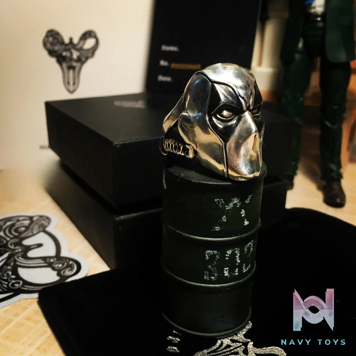 Raven Studio (silver jewelry) – Marvel’s Talkative Deadpool Ring Marvel