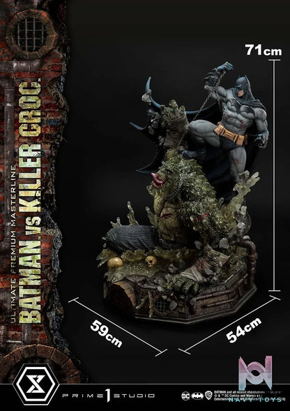Prime 1 Studio – Ultimate Premium Masterline Batman (Comics) Batman Versus Killer Croc UPMDC-07 UPMDC-07DX UPMDC-07DXS (Licensed)