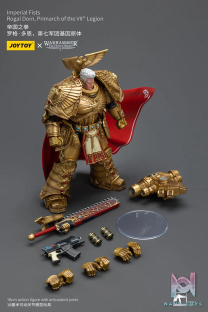 JOYTOY Studio – Warhammer ‘The HorusHeresy’ Imperial Fists Rogal Dorn, Primarch of the Vllth Legion JT8865 (Licensed)