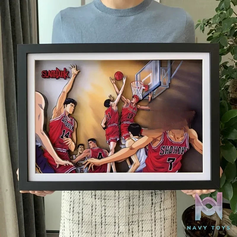 KALA HOME Studio – Slam Dunk Multiple Characters #06 3D Decorative Painting Slam Dunk