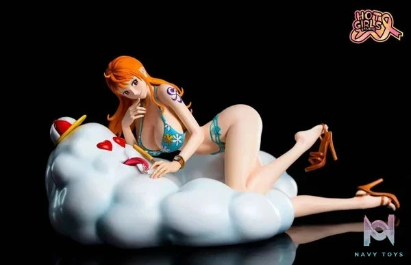 Hot Girls Studio - One Piece Pool Party 2 Little Thief Cat Nami resin statue Navy Toys anime figure