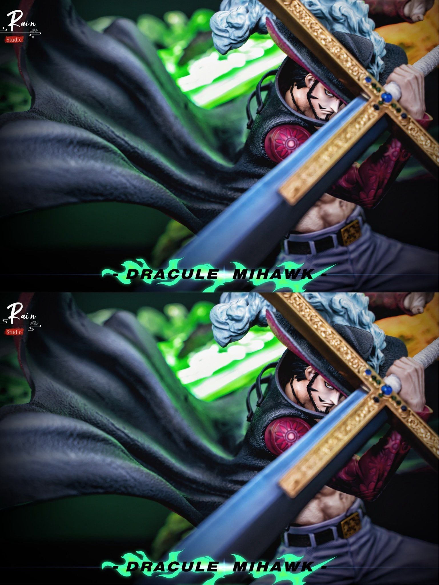 Dracule Mihawk - One Piece - Rain Studio