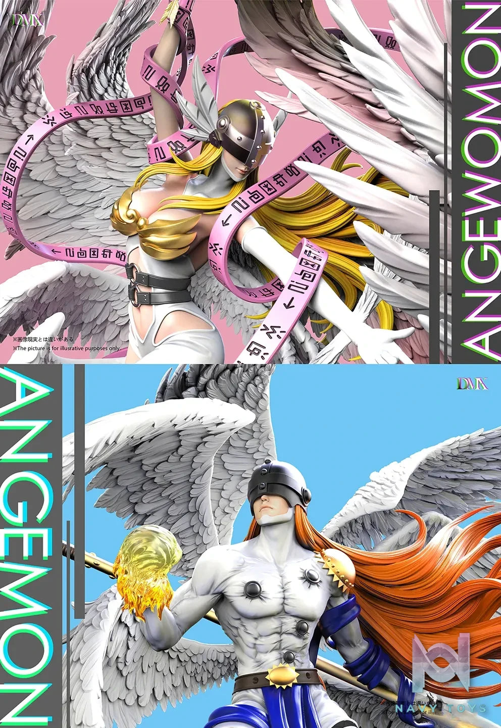 DMX Studio – Angemon X Takeru and Angewomon X Kari Digimon