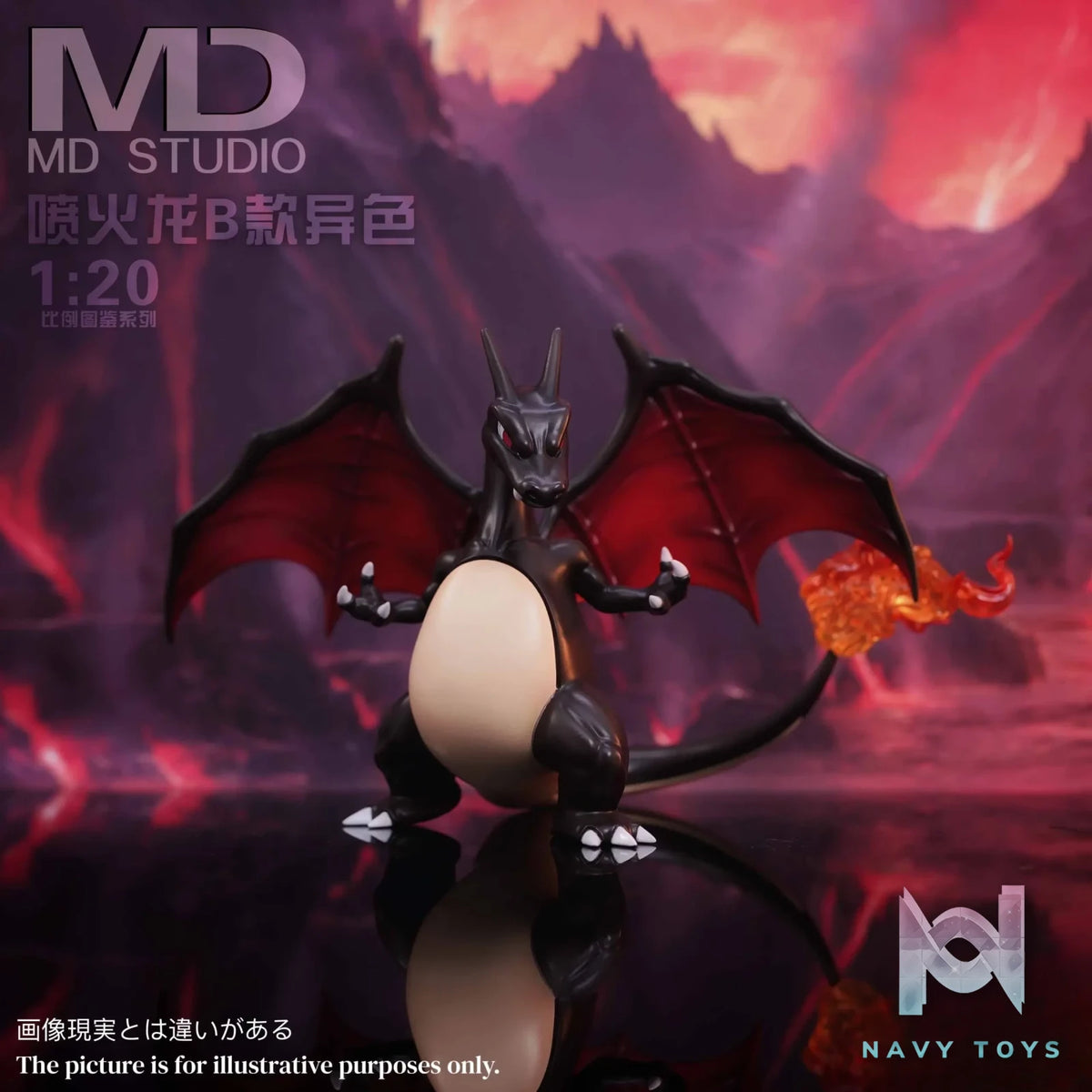 MD Studio – Pokémon Charizard Evolution Set