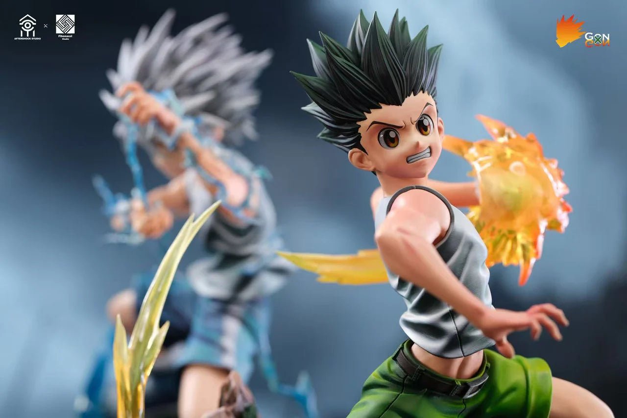 Killua Zoldyck & Gon Freecss - Aftershock Studio & Fibonacci Studio resin statue Aftershock Studio & Fibonacci Studio anime figure