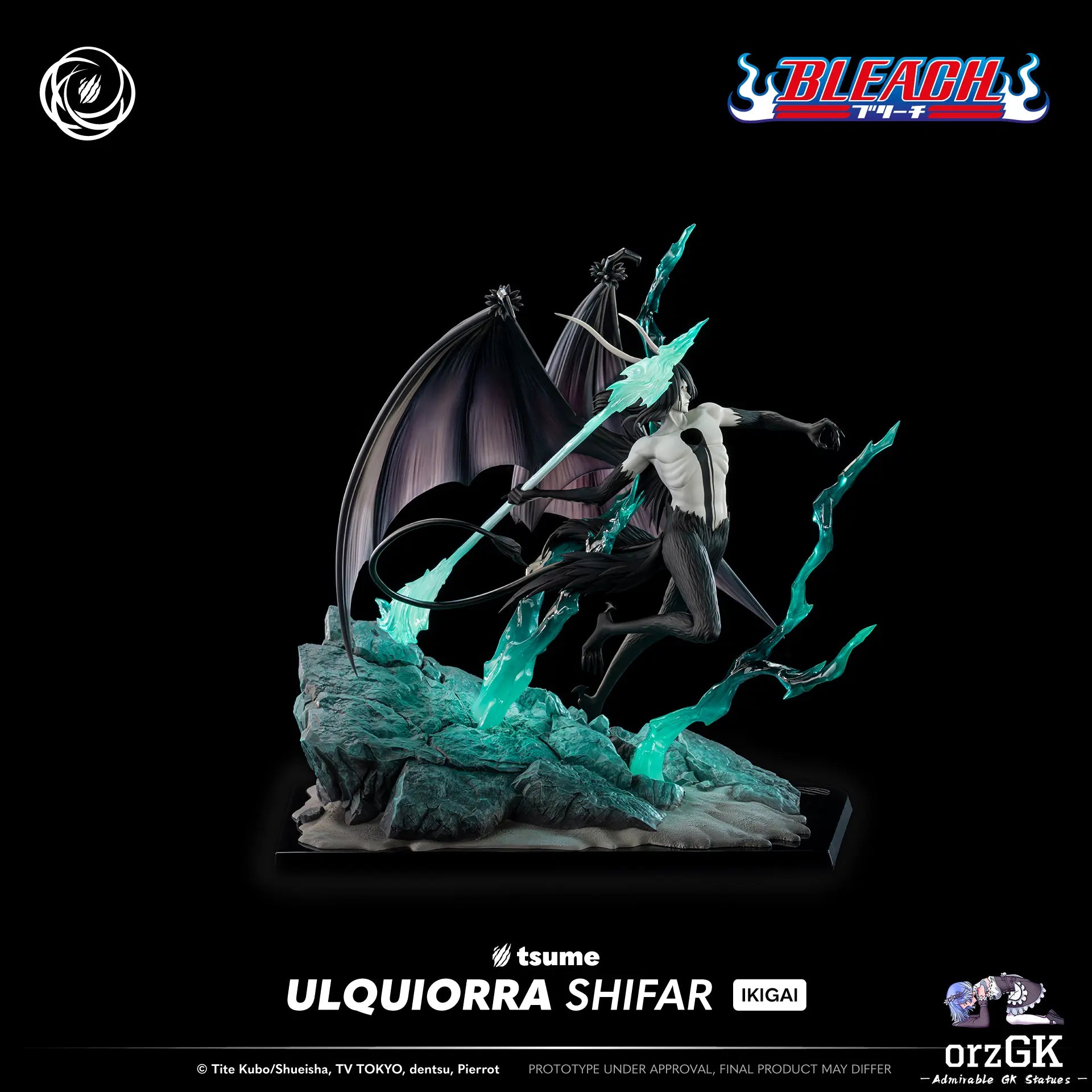 Tsume Studio - Bleach ULQUIORRA SHIFAR IKIGAI (Licensed) resin statue Navy Toys anime figure