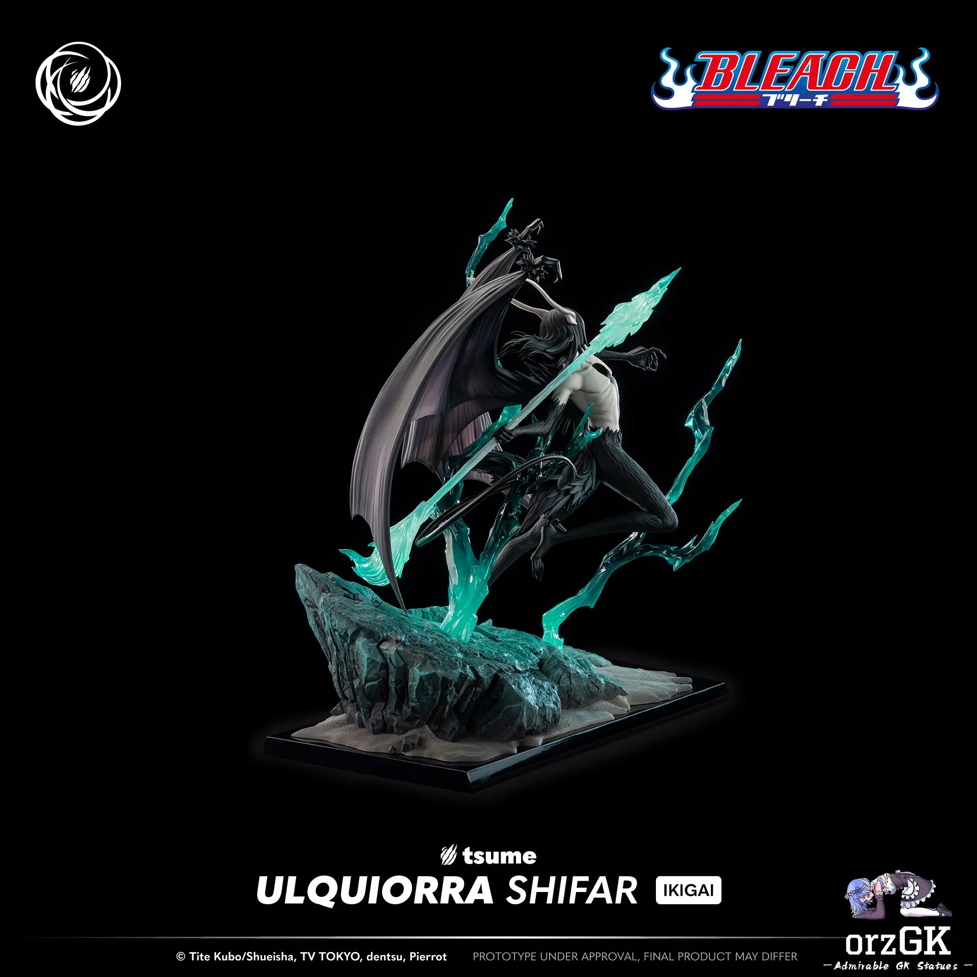 Tsume Studio - Bleach ULQUIORRA SHIFAR IKIGAI (Licensed) resin statue Navy Toys anime figure