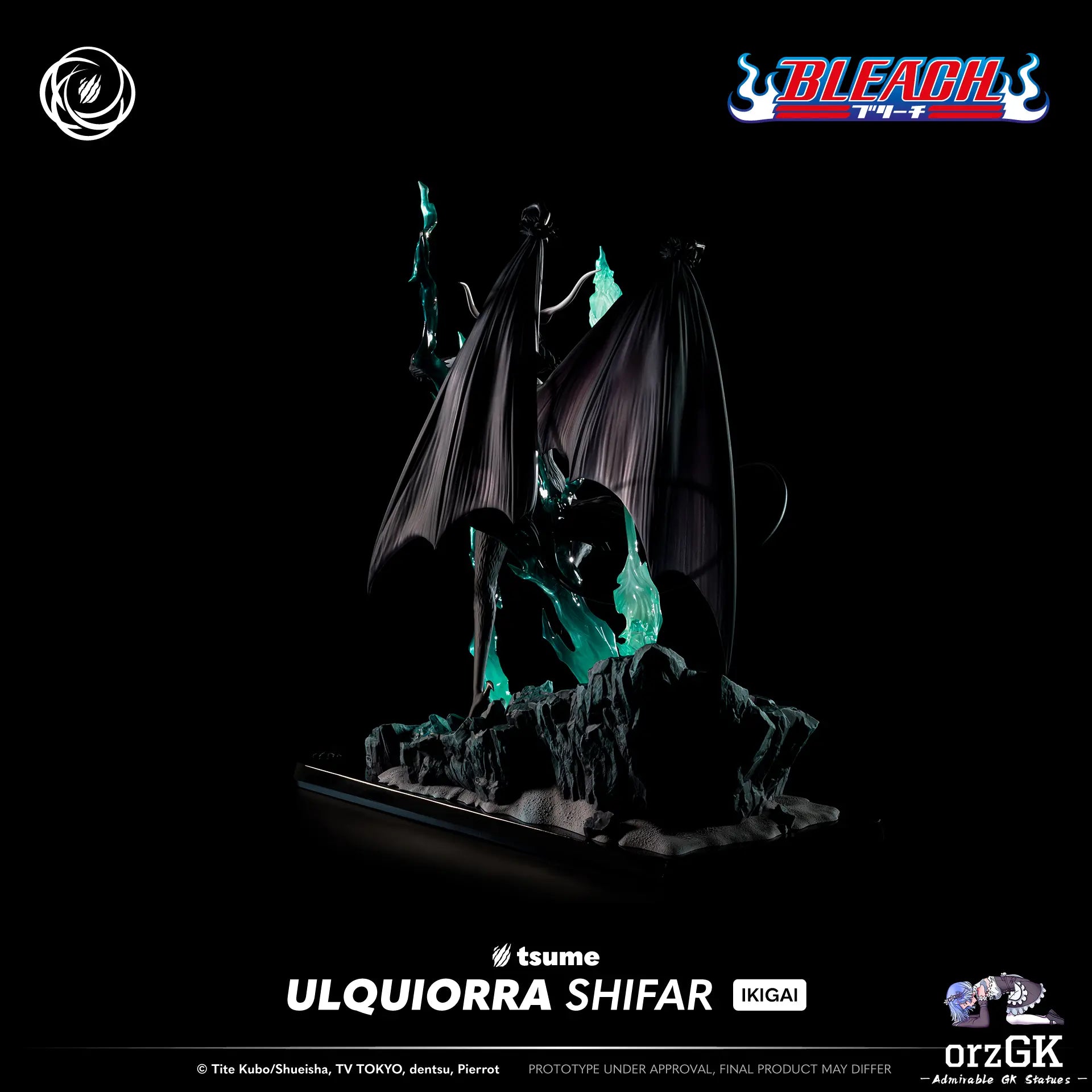 Tsume Studio - Bleach ULQUIORRA SHIFAR IKIGAI (Licensed) resin statue Navy Toys anime figure