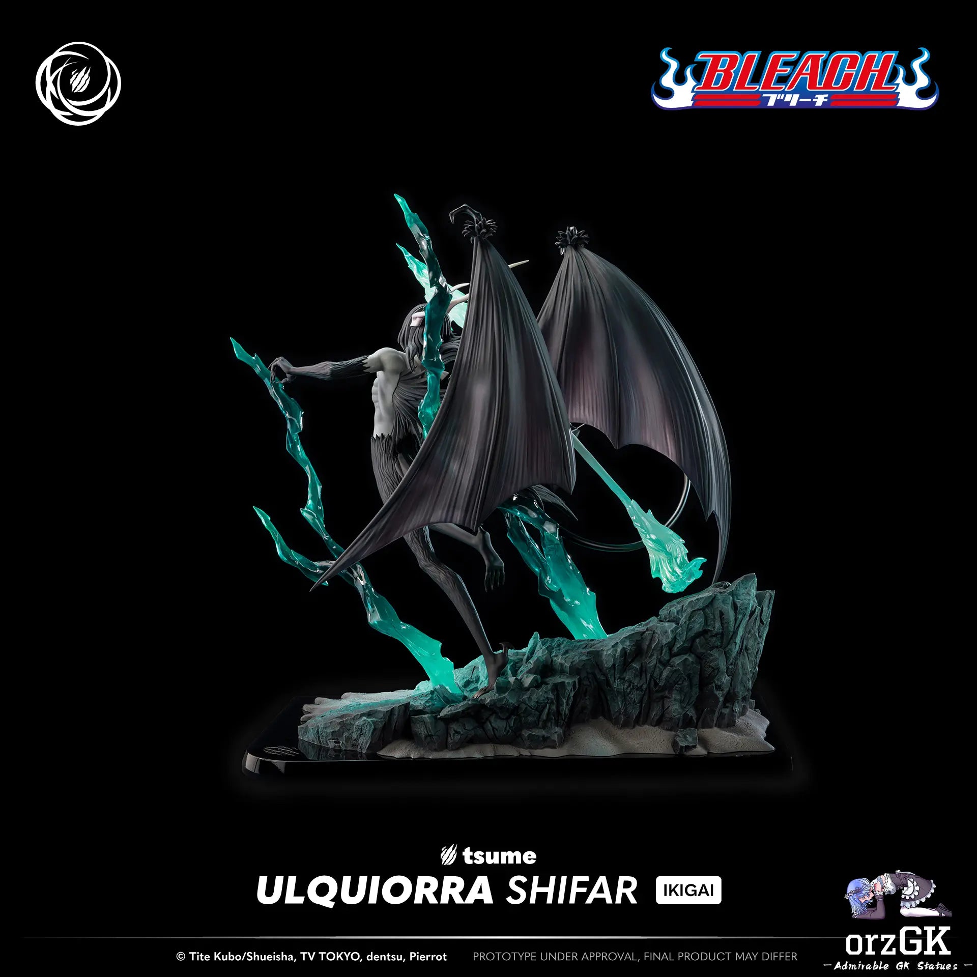 Tsume Studio - Bleach ULQUIORRA SHIFAR IKIGAI (Licensed) resin statue Navy Toys anime figure