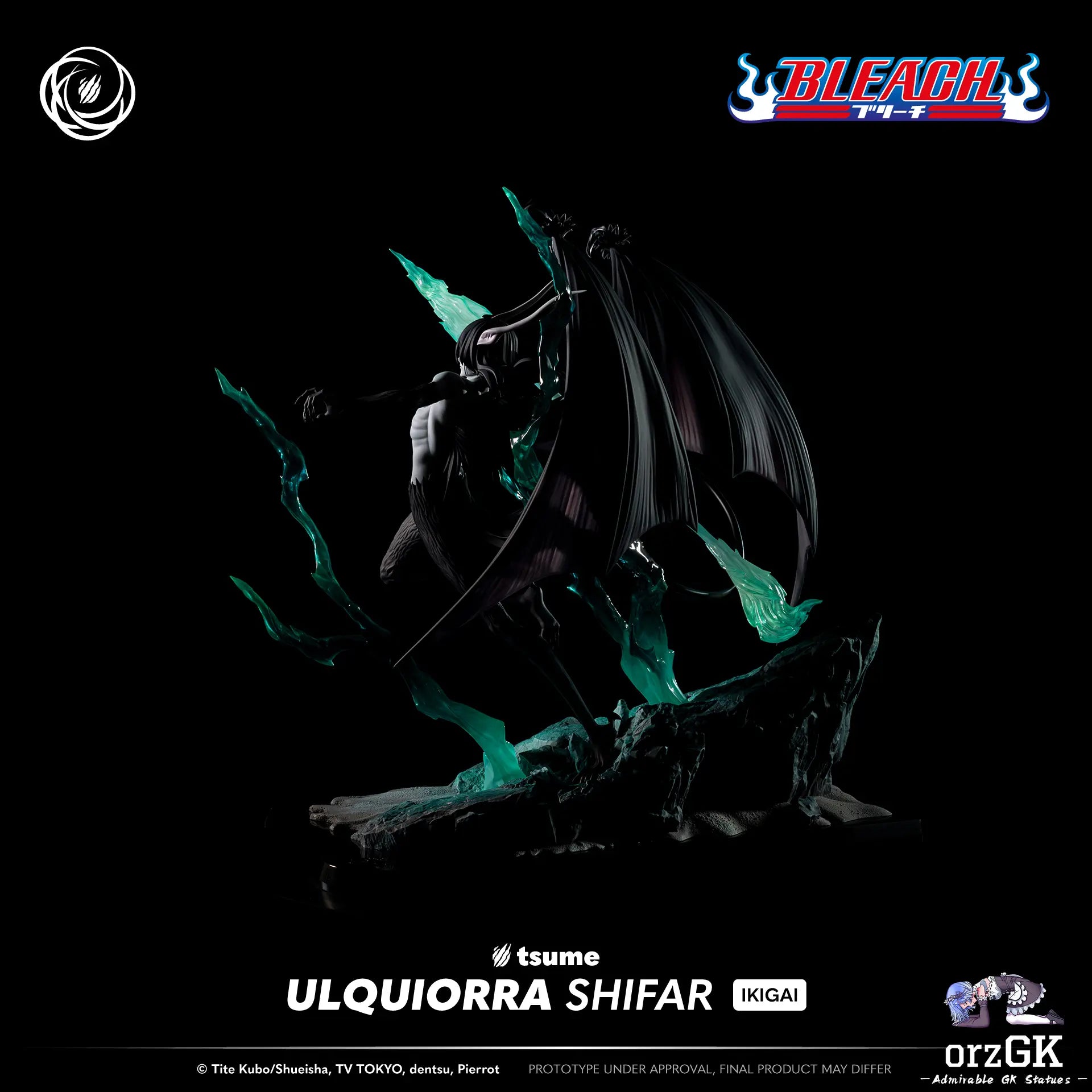 Tsume Studio - Bleach ULQUIORRA SHIFAR IKIGAI (Licensed) resin statue Navy Toys anime figure