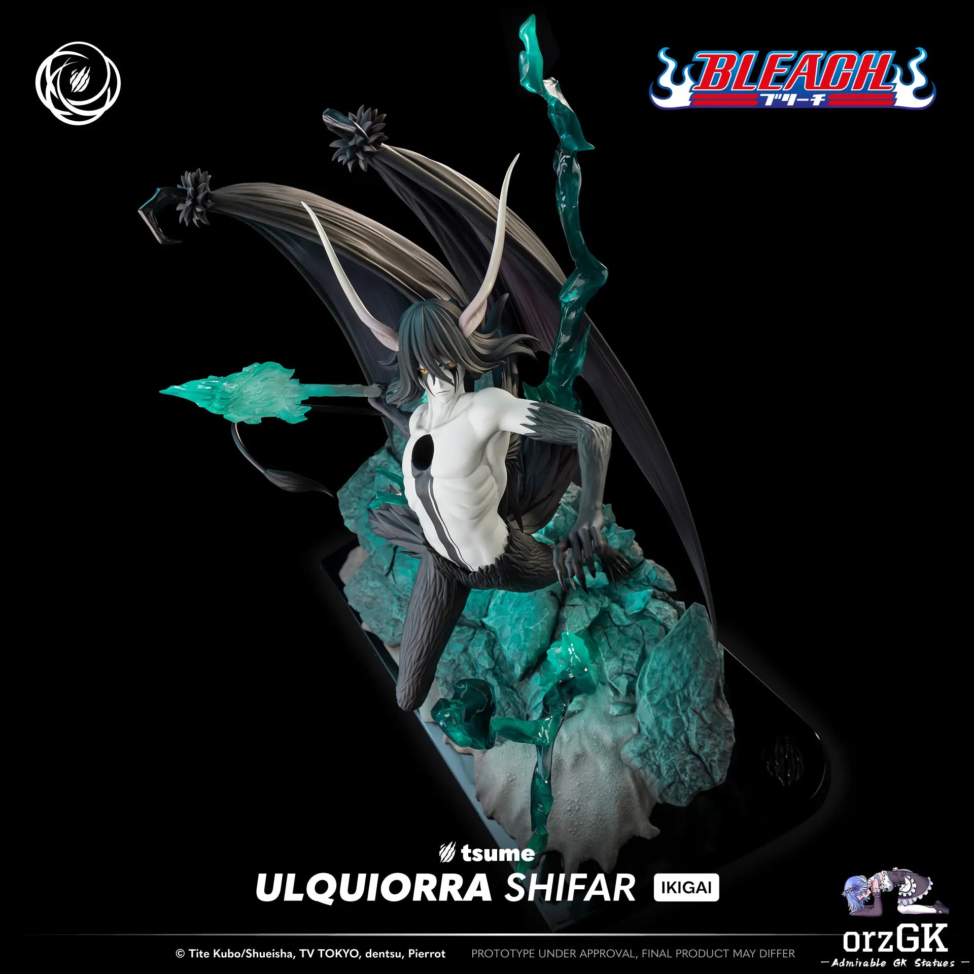 Tsume Studio - Bleach ULQUIORRA SHIFAR IKIGAI (Licensed) resin statue Navy Toys anime figure