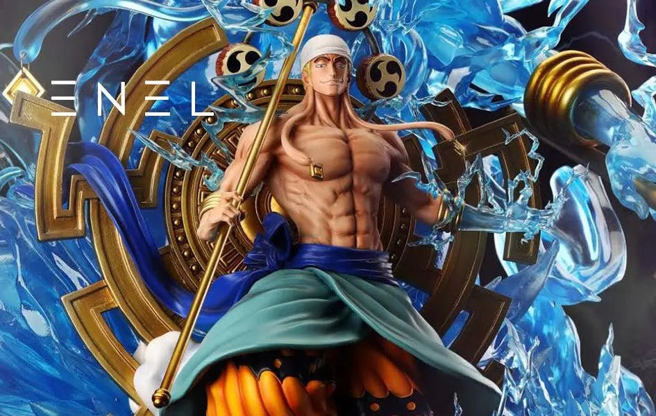 Jimei Palace Studio - One Piece Thunder God Enel (Licensed) resin statue Navy Toys anime figure