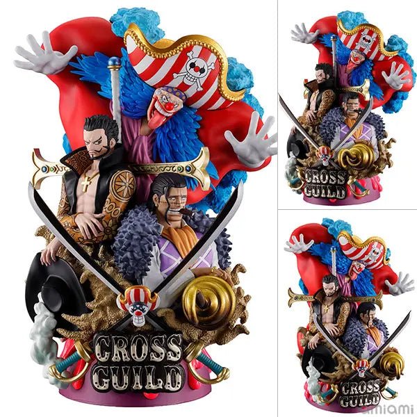 MegaHouse Studio - DX LOGBOX One Piece 03 Cross Guild (Licensed) resin statue Navy Toys anime figure
