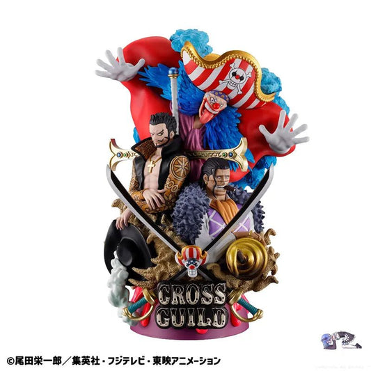 MegaHouse Studio - DX LOGBOX One Piece 03 Cross Guild (Licensed) resin statue Navy Toys anime figure