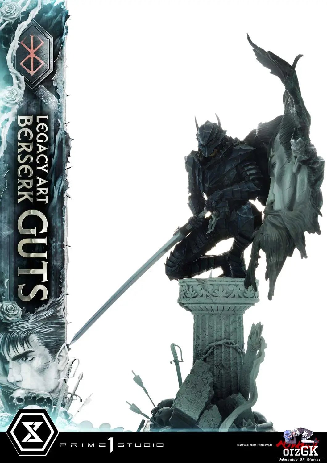 Guts LABR-01 LABR-01S(Licensed) - Legacy Art Kentaro Miura Berserk - Prime 1 Studio resin statue Navy Toys anime figure