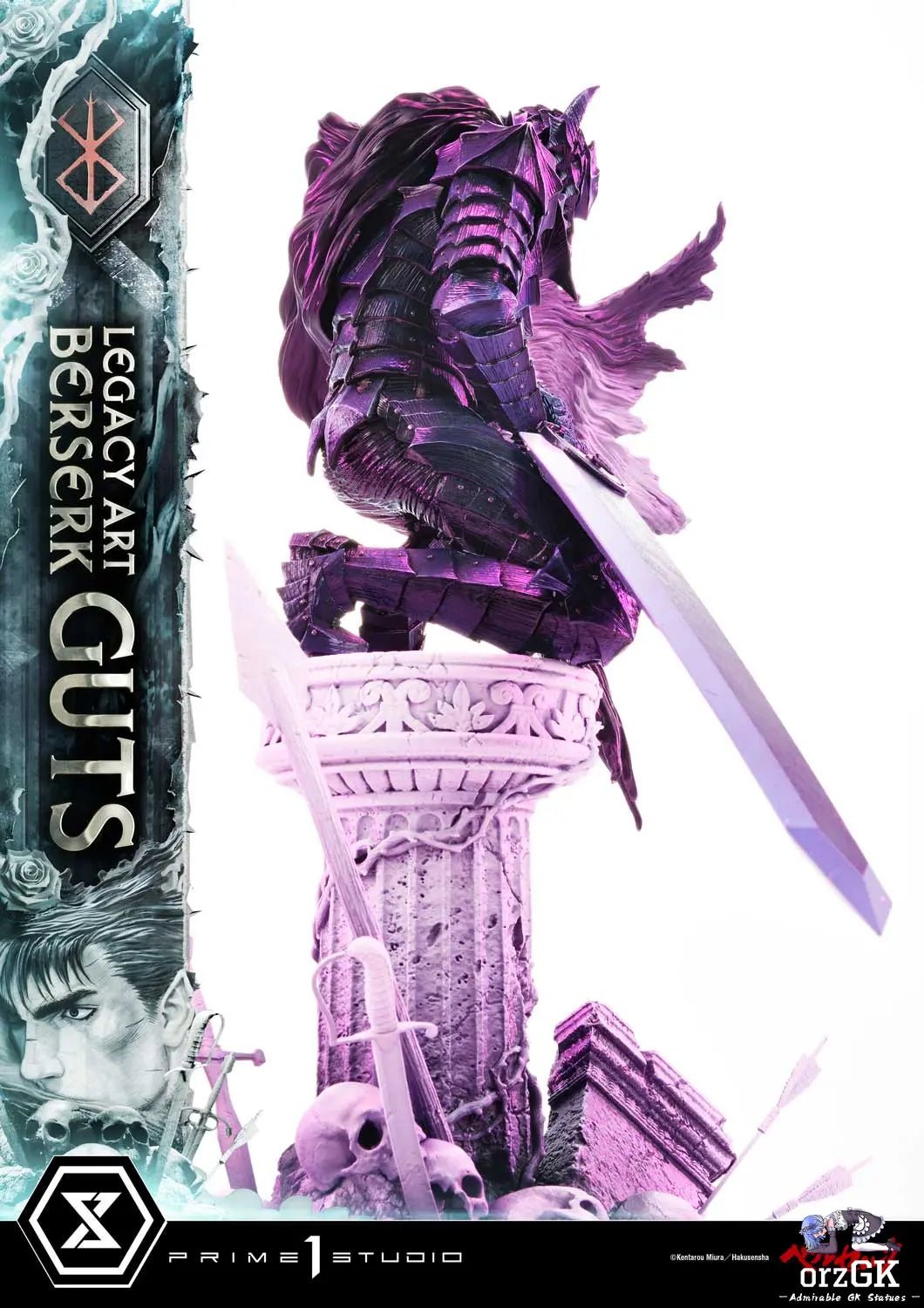 Guts LABR-01 LABR-01S(Licensed) - Legacy Art Kentaro Miura Berserk - Prime 1 Studio resin statue Navy Toys anime figure