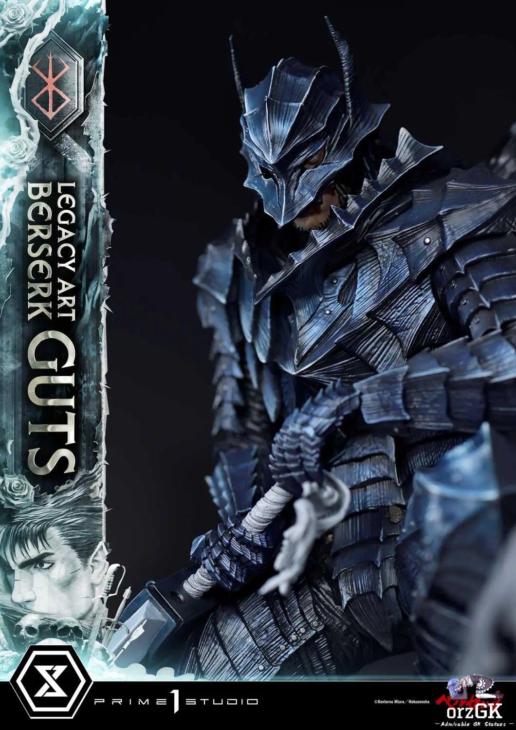 Guts LABR-01 LABR-01S(Licensed) - Legacy Art Kentaro Miura Berserk - Prime 1 Studio resin statue Navy Toys anime figure