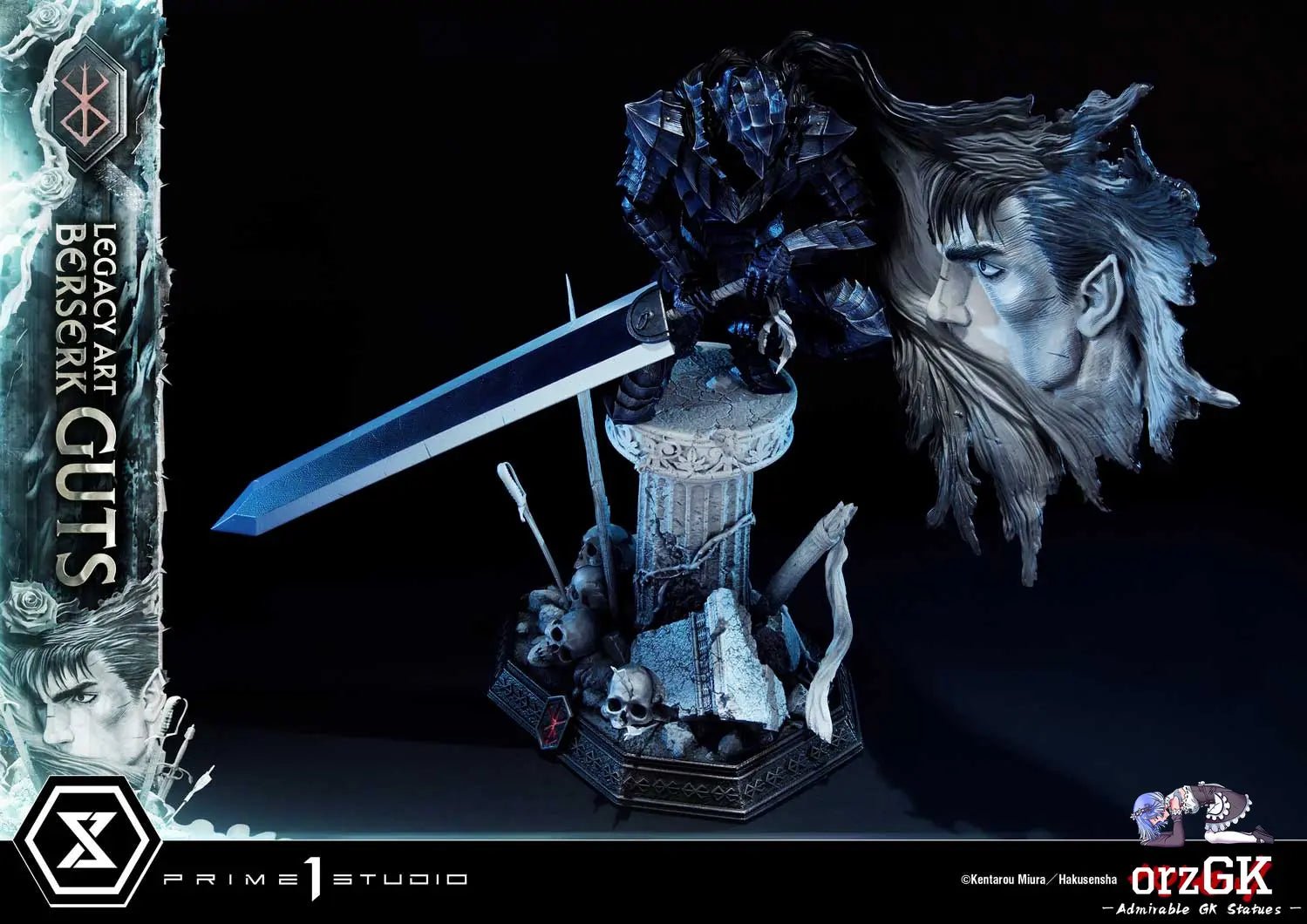 Guts LABR-01 LABR-01S(Licensed) - Legacy Art Kentaro Miura Berserk - Prime 1 Studio resin statue Navy Toys anime figure