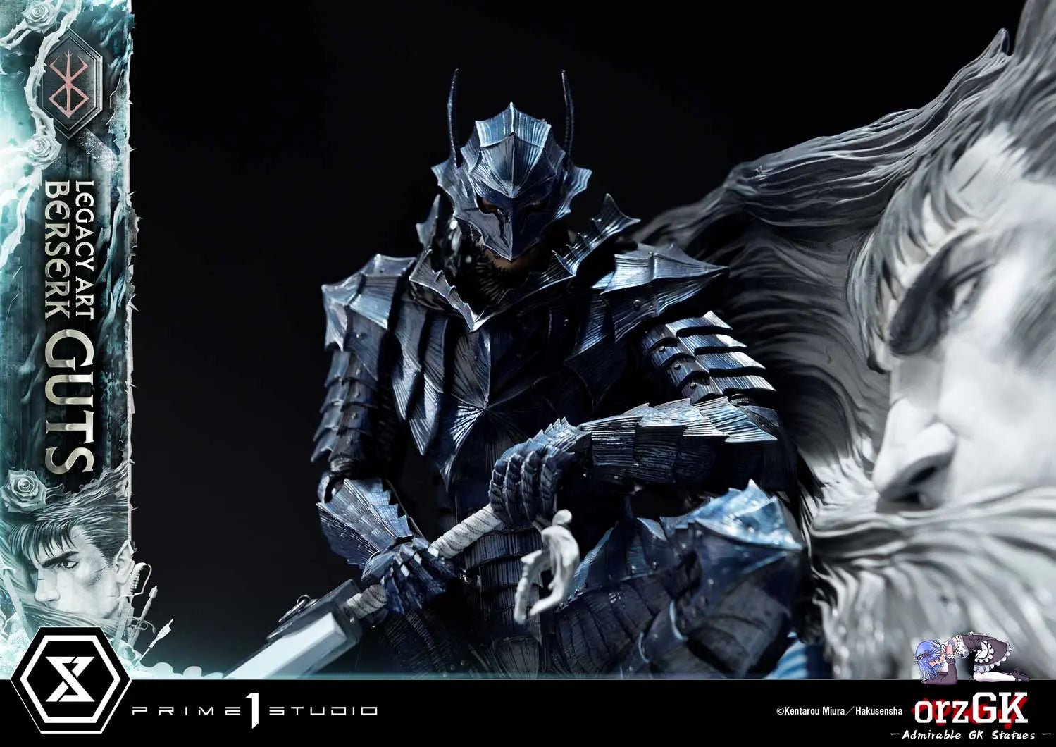 Guts LABR-01 LABR-01S(Licensed) - Legacy Art Kentaro Miura Berserk - Prime 1 Studio resin statue Navy Toys anime figure