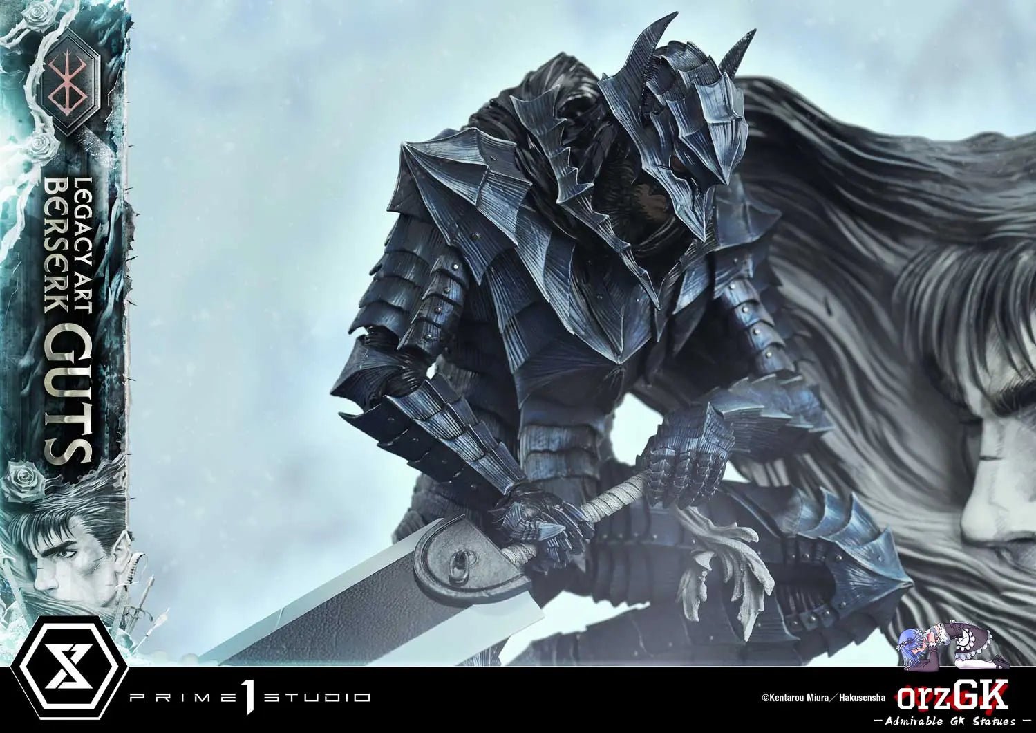 Guts LABR-01 LABR-01S(Licensed) - Legacy Art Kentaro Miura Berserk - Prime 1 Studio resin statue Navy Toys anime figure